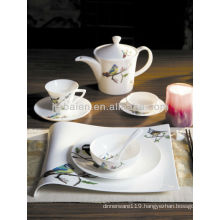 A072 Green germany fine porcelain dinnerware set